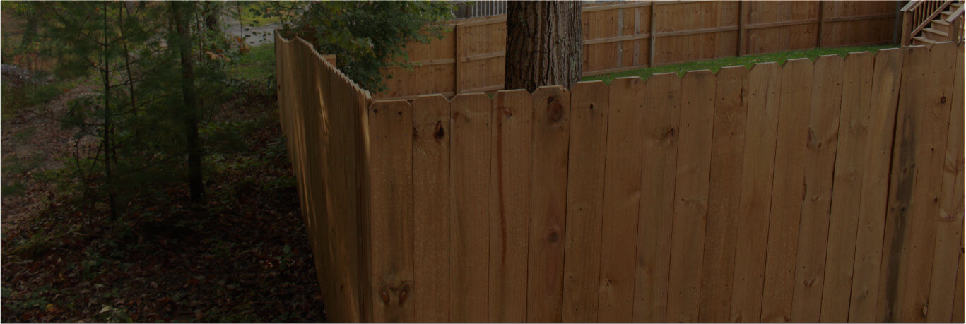 Fence Work Asheville - wood-picket-fence